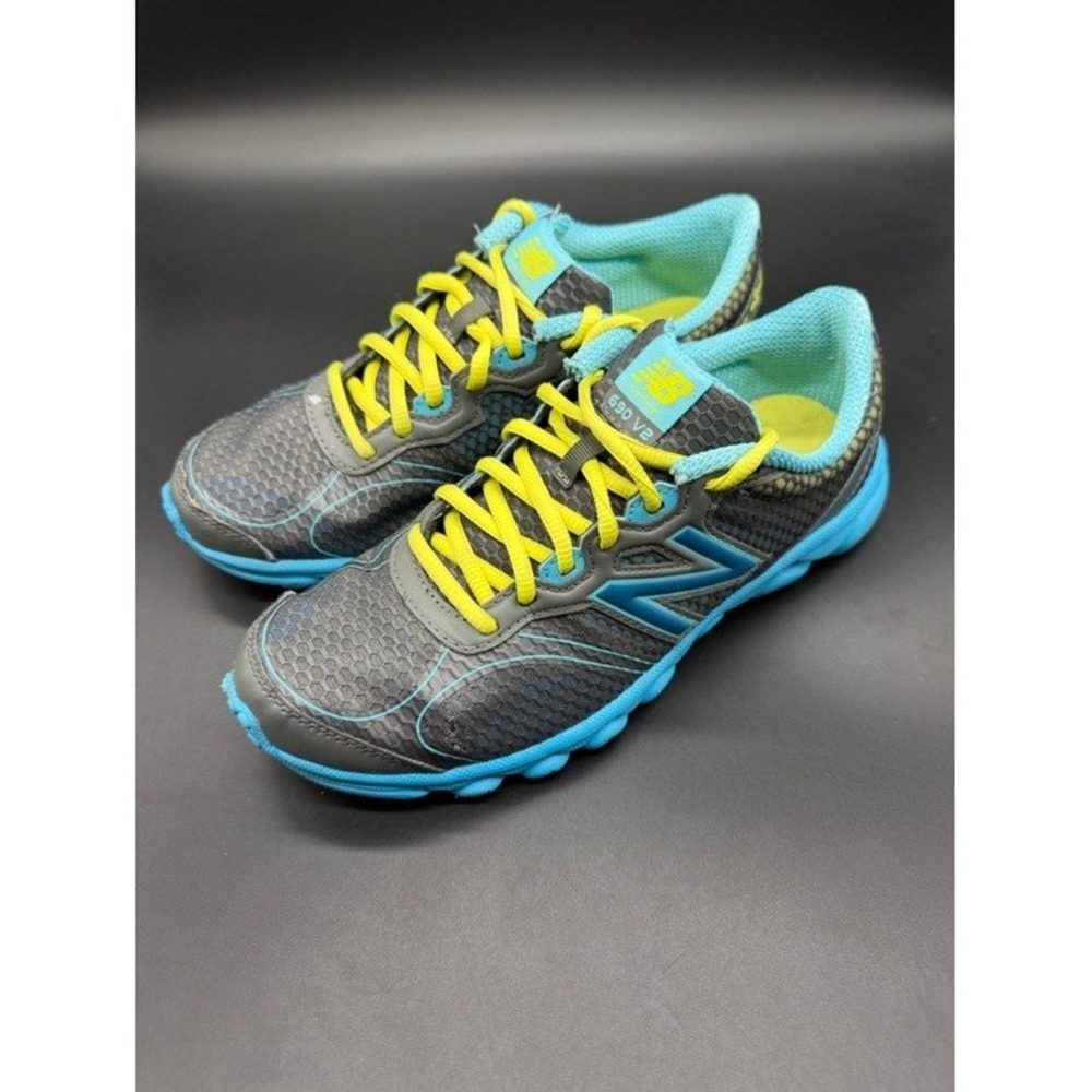 New Balance 690‎ V2 Speed Ride Running Shoes Womens 7 Grey Blue W690GB2